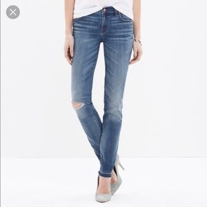 Madewell Alley Straight Exposed Hem Jeans